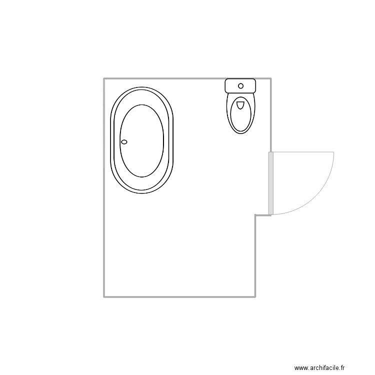 plan sdb. Plan de 0 pièce et 0 m2