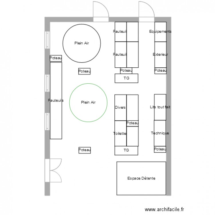 Plan de Masse 2D Seclin. Plan de 0 pièce et 0 m2