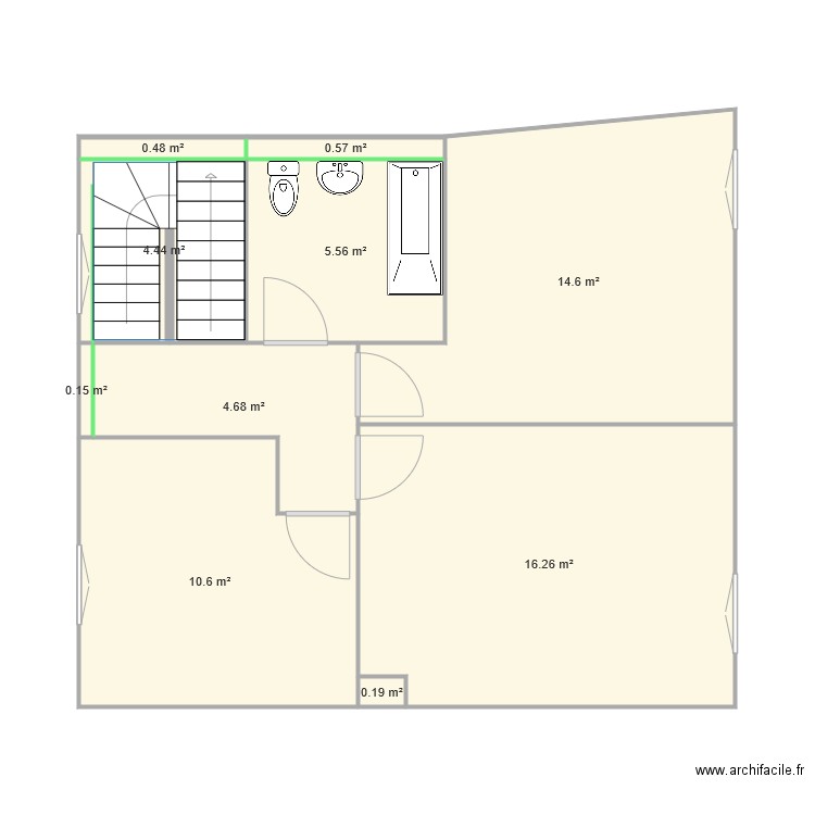 bennecourt rdc maison. Plan de 0 pièce et 0 m2