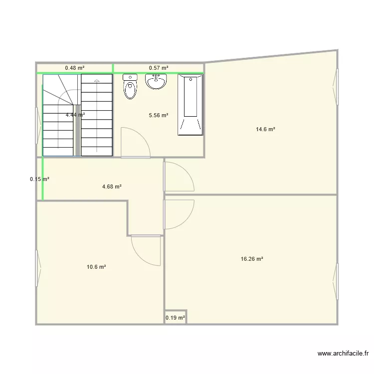 bennecourt rdc maison. Plan de 