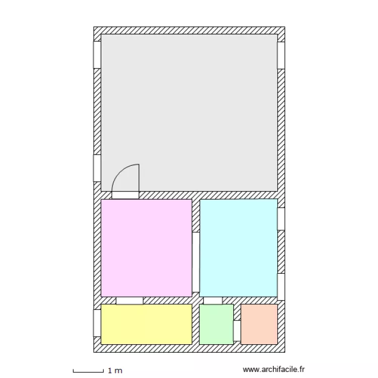 maison. Plan de 