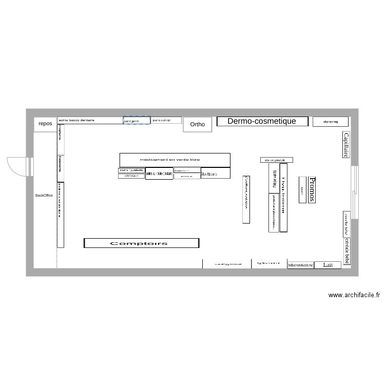 Pharmacie Noemie. Plan de 0 pièce et 0 m2