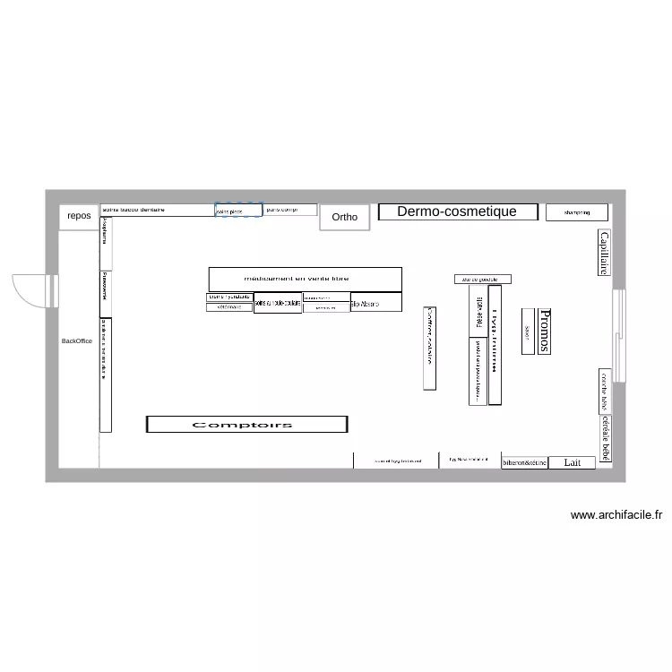 Pharmacie Noemie. Plan de 