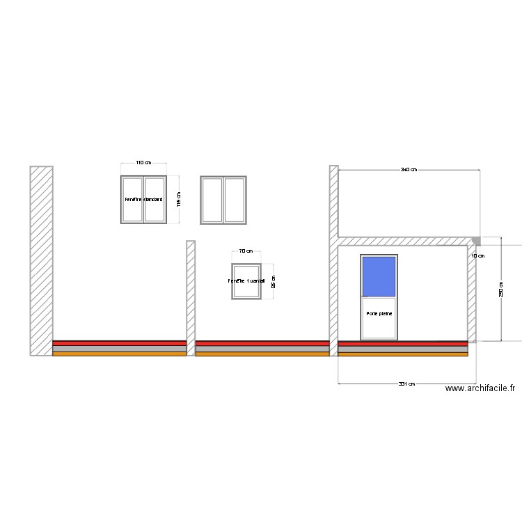 face Est coupe V 1.2. Plan de 0 pièce et 0 m2