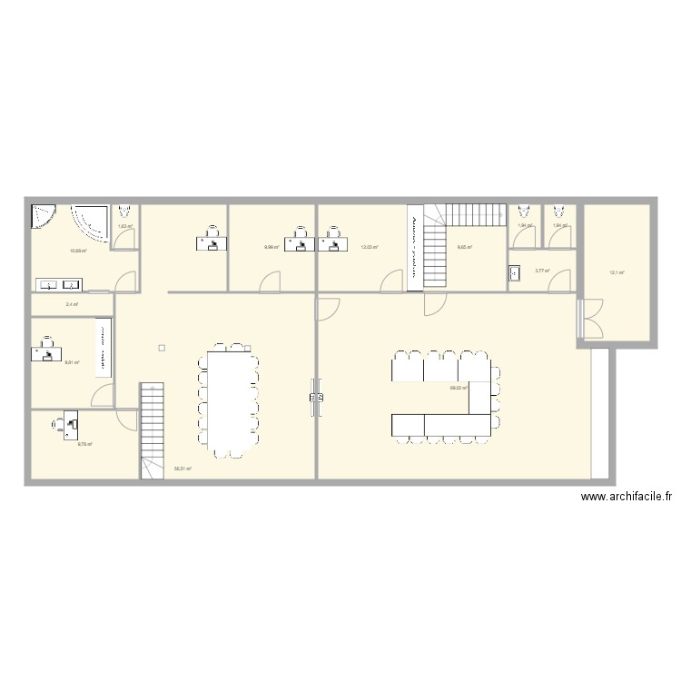 gsr. Plan de 0 pièce et 0 m2