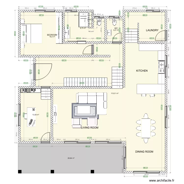 ISSA NEW HOUSE GROUND FLOOR. Plan de 
