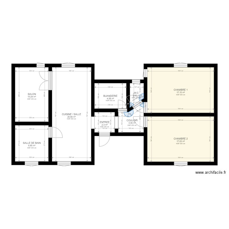 Maison. Plan de 0 pièce et 0 m2