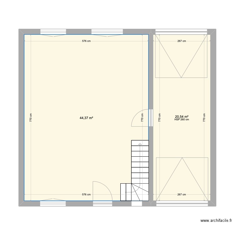 Equillemont 1. Plan de 11 pièces et 123 m2