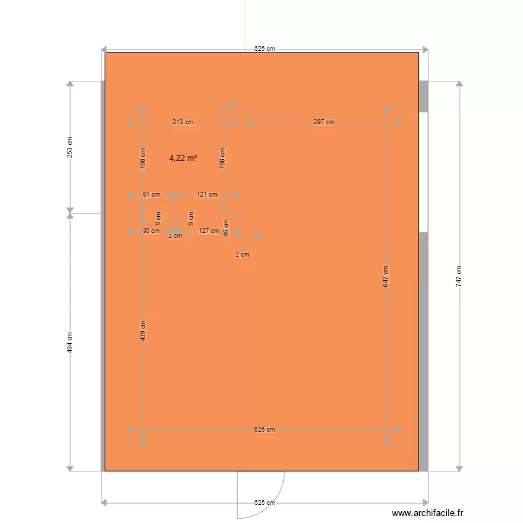 Chalet 2 pers FACADE ENTREE. Plan de Chalet 2 pers FACADE ENTREE. Plan de