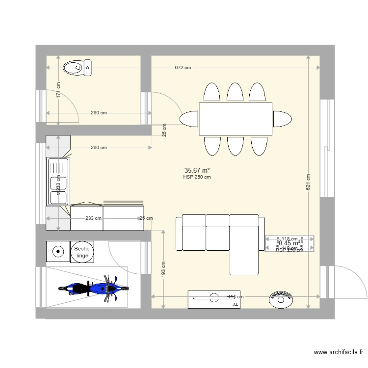 Maison. Plan de 0 pièce et 0 m2