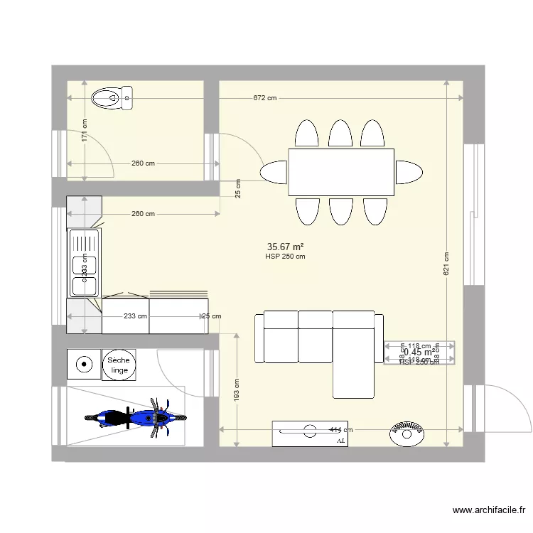 Maison. Plan de Maison. Plan de