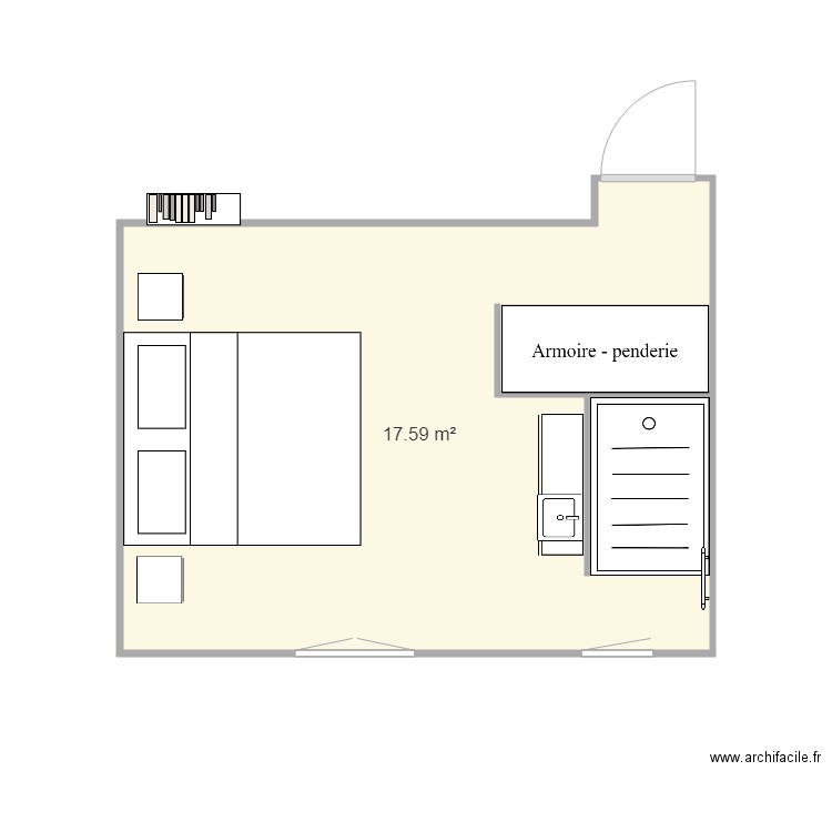 Suite parentale Maison 1. Plan de 0 pièce et 0 m2