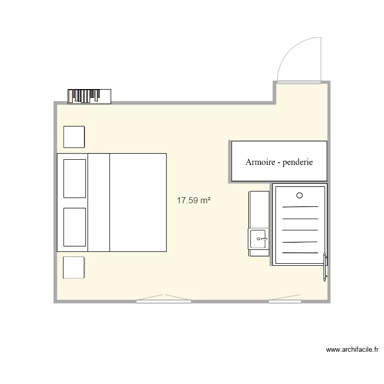 Suite parentale Maison 1. Plan de 