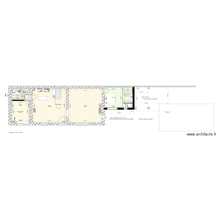 Sainte Colombe modifications avec Sophie. Plan de 0 pièce et 0 m2