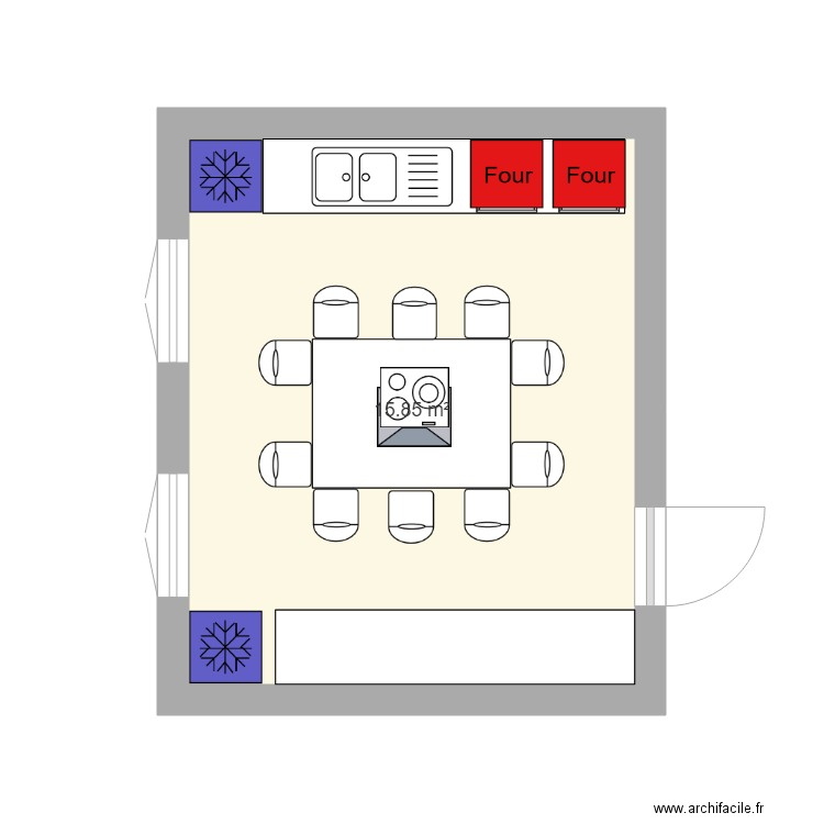 cuisine. Plan de 0 pièce et 0 m2