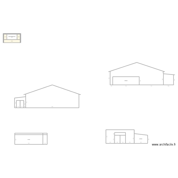 PLAN DE COUPE. Plan de 17 pièces et 114 m2