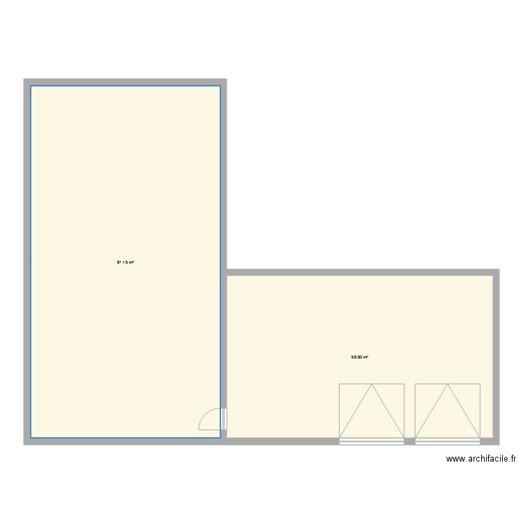 sous sol. Plan de 0 pièce et 0 m2