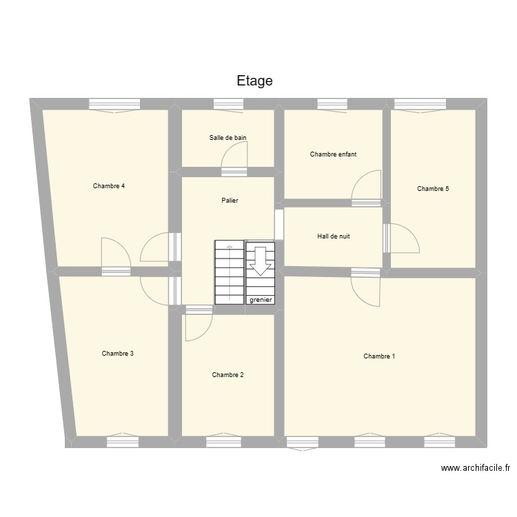 Monastère 1er. Plan de 0 pièce et 0 m2