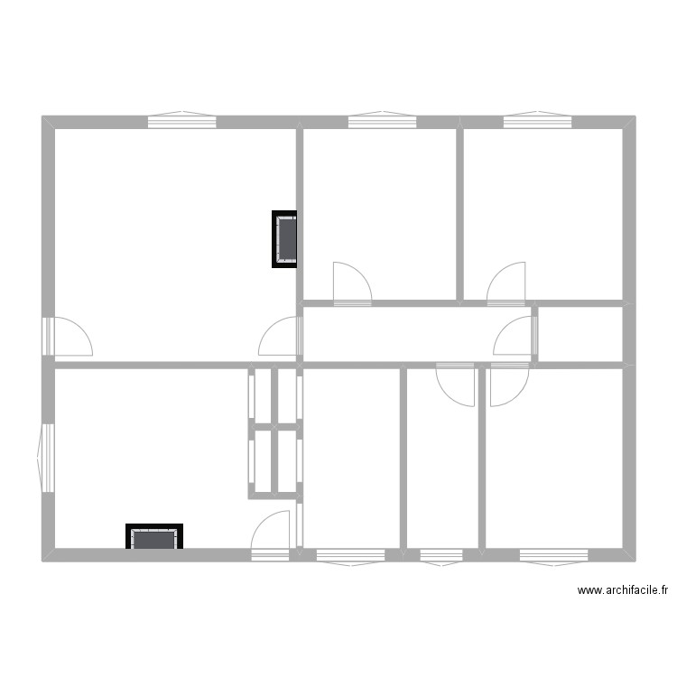 MARTIN 2. Plan de 12 pièces et 99 m2