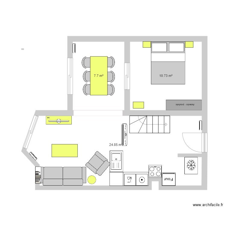 Appart Gruissan. Plan de 0 pièce et 0 m2