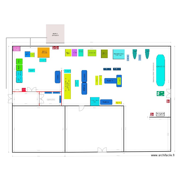 BUANDERIE RIABA jean marie. Plan de 0 pièce et 0 m2