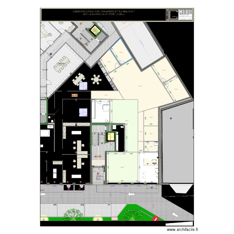 cab sion privé dans réduit. Plan de 0 pièce et 0 m2