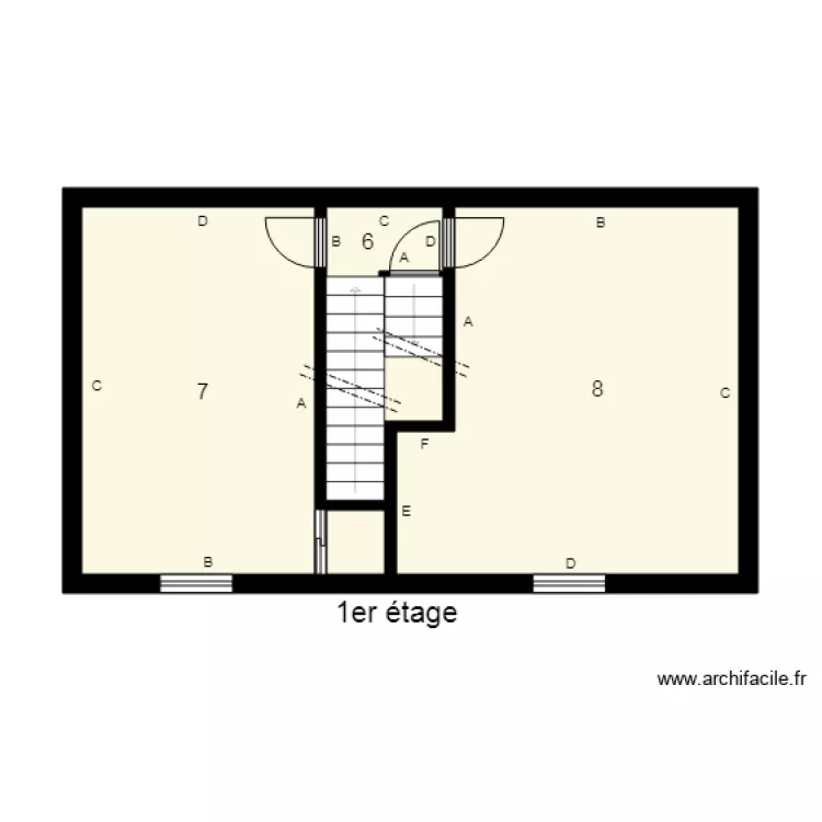 184614 BAUDOT Plomb. Plan de 