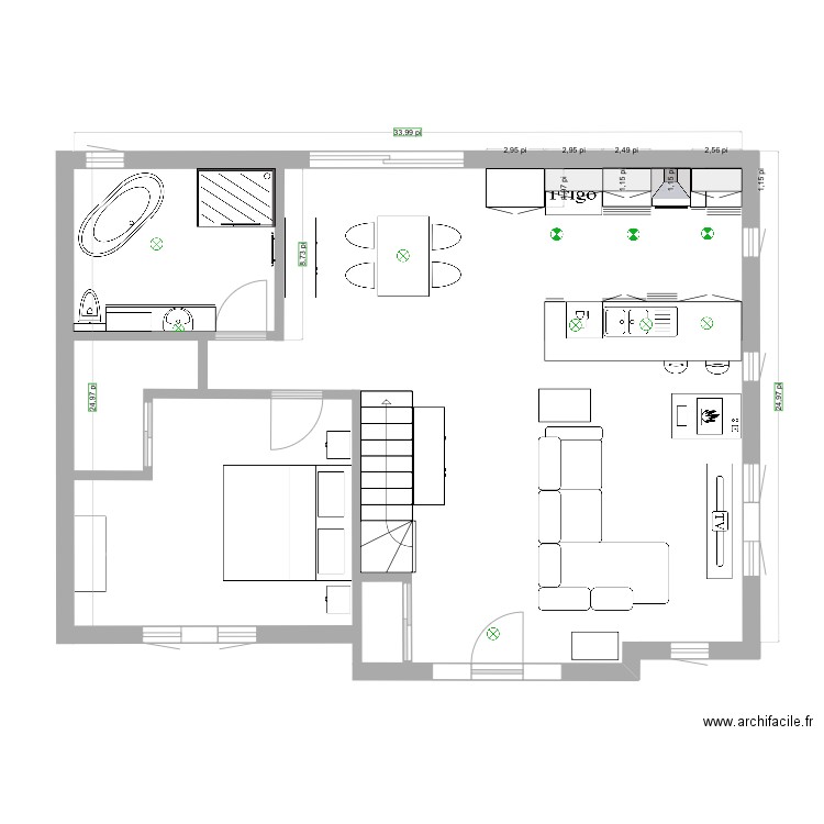Futur maison . Plan de 0 pièce et 0 m2