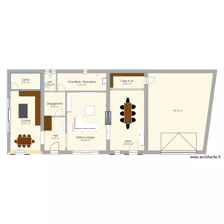Maison Demptezieu Projet RDC R1. Plan de Maison Demptezieu Projet RDC R1. Plan de