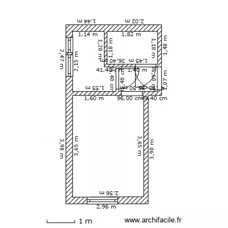 appart levallois. Plan de 