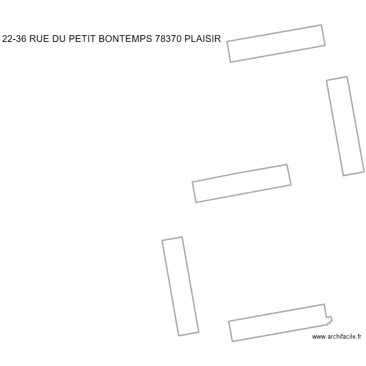 petit bomtemps . Plan de 5 pièces et 2626 m2