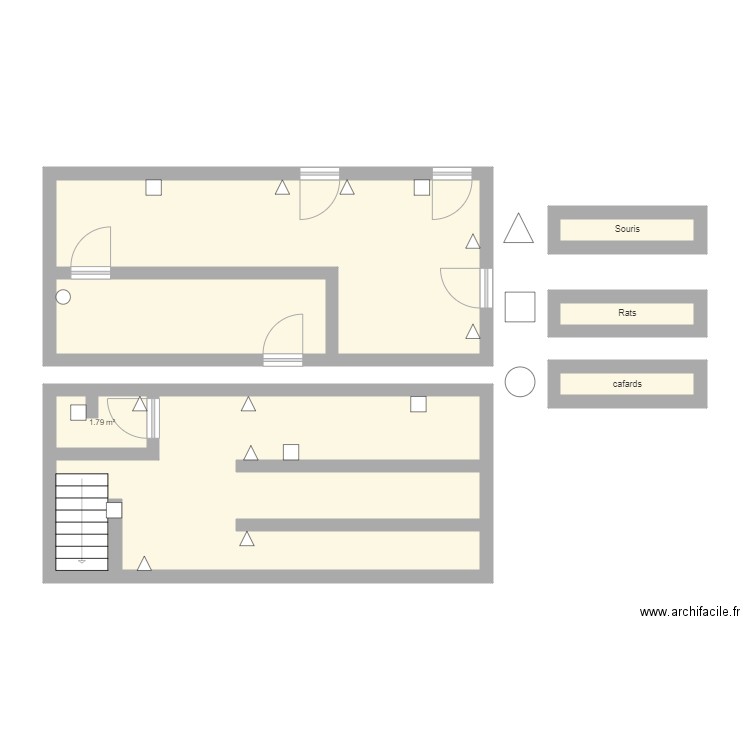 hattaki. Plan de 0 pièce et 0 m2