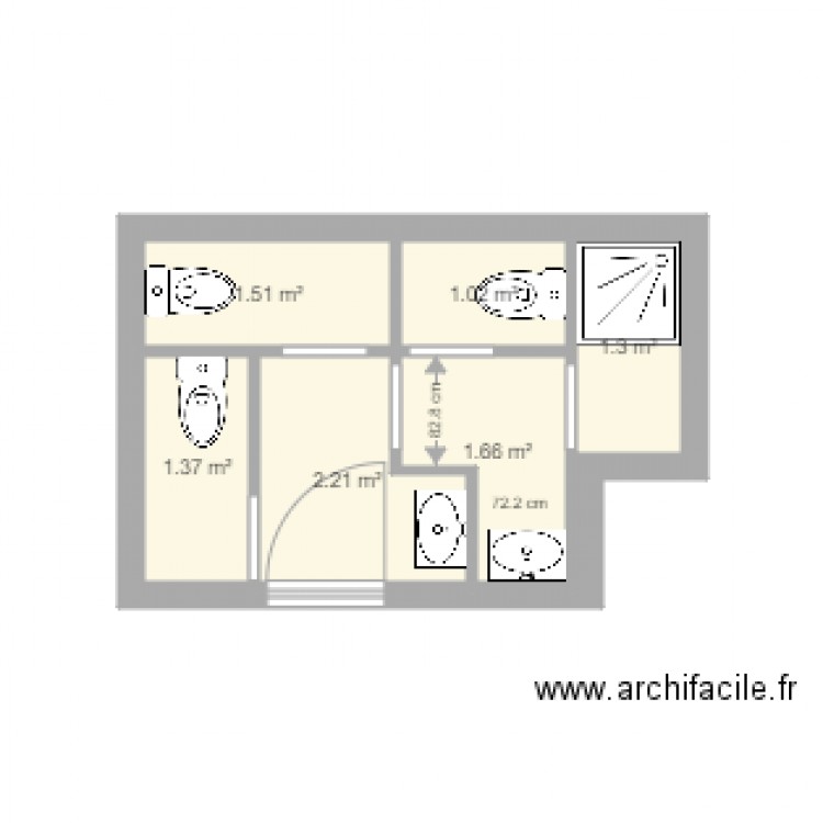 plan stand de tir. Plan de 0 pièce et 0 m2