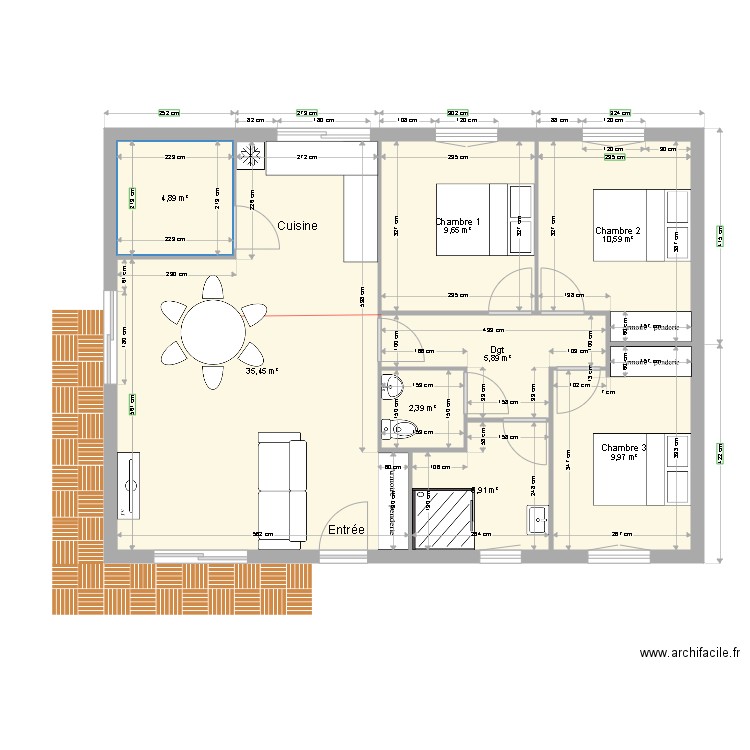 projet SCI V2bis. Plan de 0 pièce et 0 m2