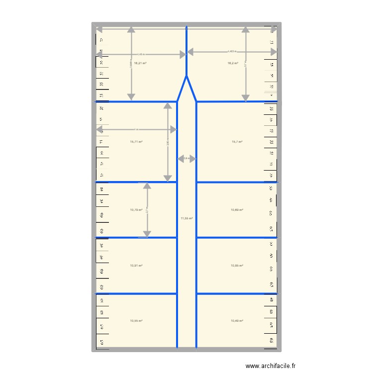 porcibel b5. Plan de 0 pièce et 0 m2