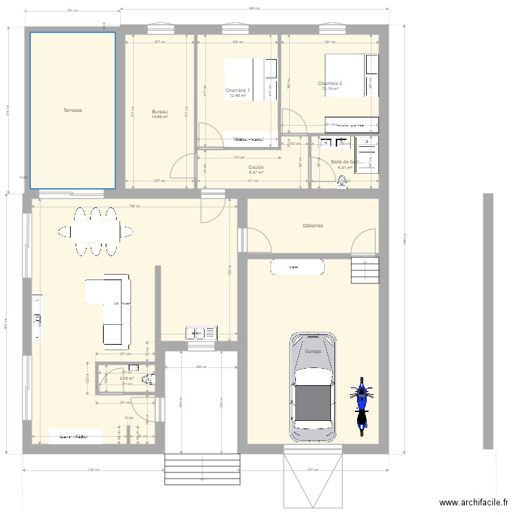 Projet 6. Plan de 0 pièce et 0 m2