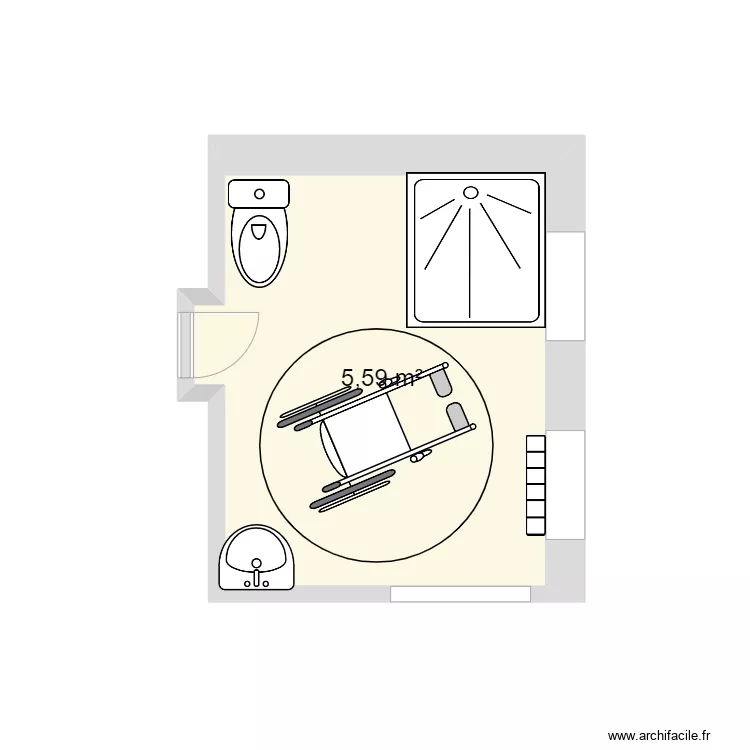 Sdb situation 1. Plan de 