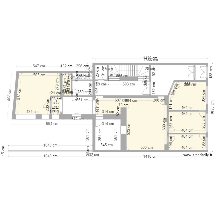 SARREGUEMINE CAF RDC . Plan de 0 pièce et 0 m2