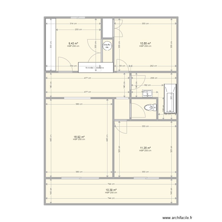 APPART VANESSA. Plan de 0 pièce et 0 m2