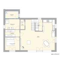 plan interieur meublé