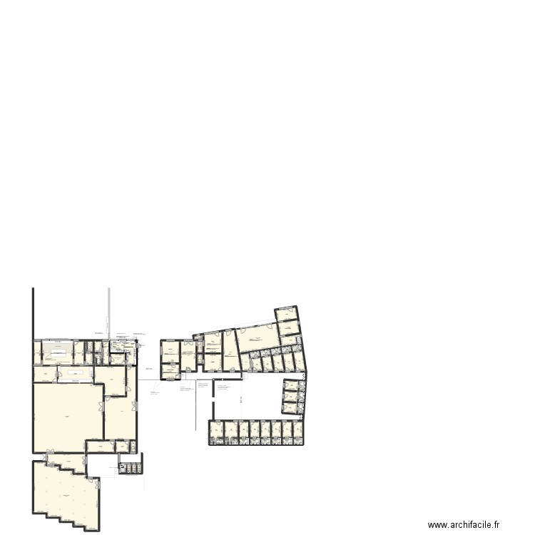 PLAN GENERAL BP SG 2022 ech. Plan de 74 pièces et 1340 m2