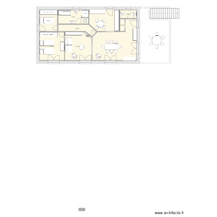 Plan cloison 10cm. Plan de 0 pièce et 0 m2