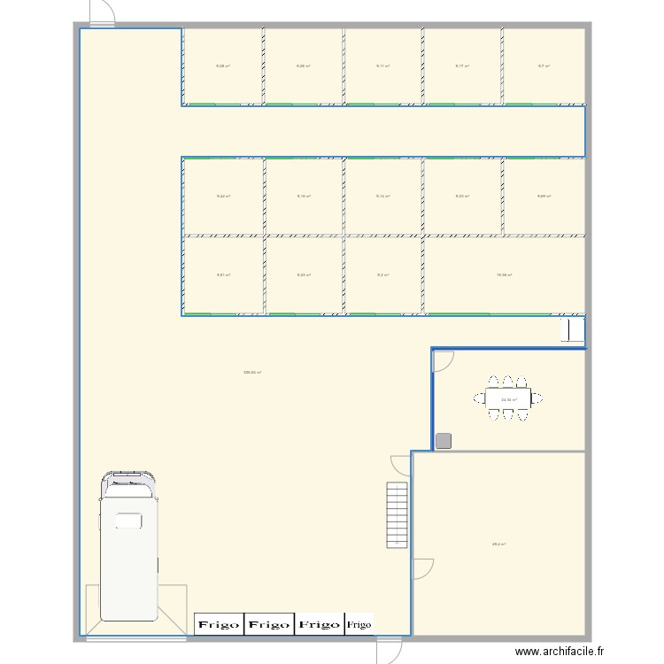 ROYE. Plan de 0 pièce et 0 m2