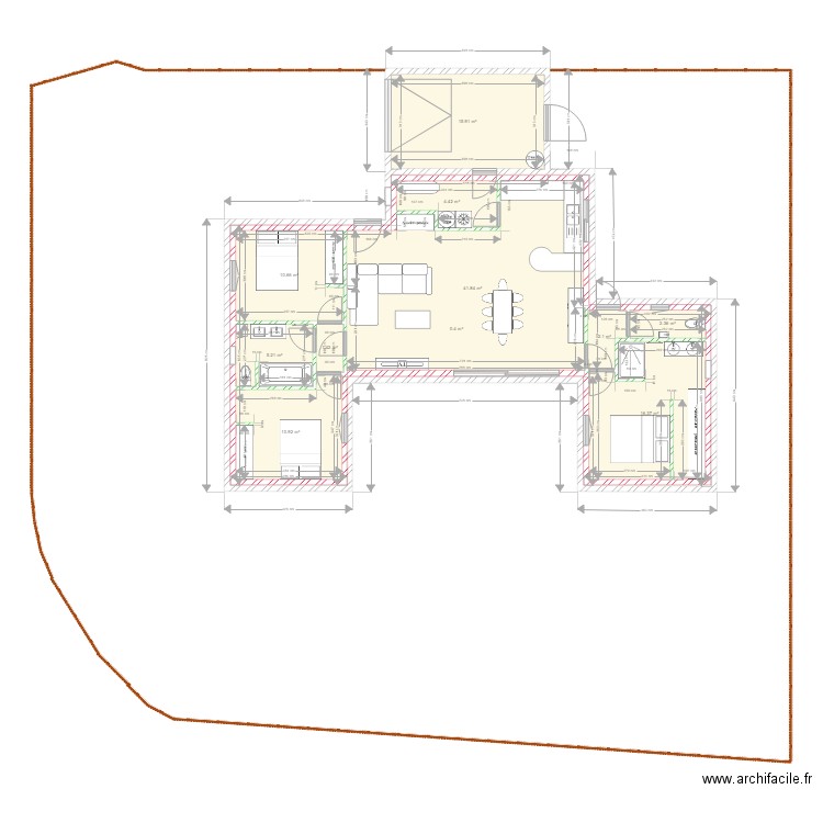 La Noë 1. Plan de 0 pièce et 0 m2