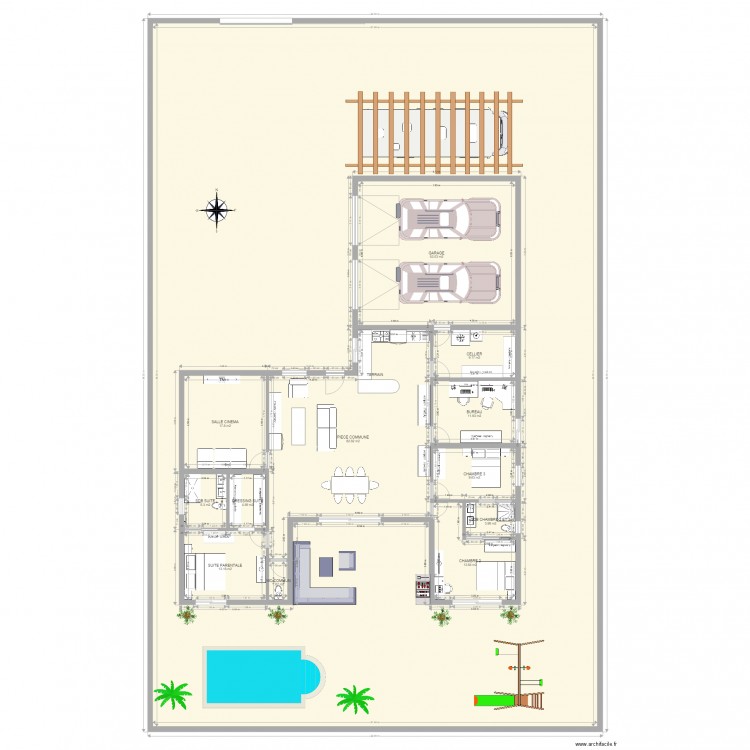 construction p3. Plan de 0 pièce et 0 m2