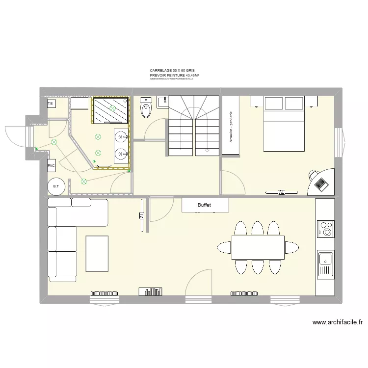 Denis FLEJO SDB SALON FUTUR. Plan de Denis FLEJO SDB SALON FUTUR. Plan de