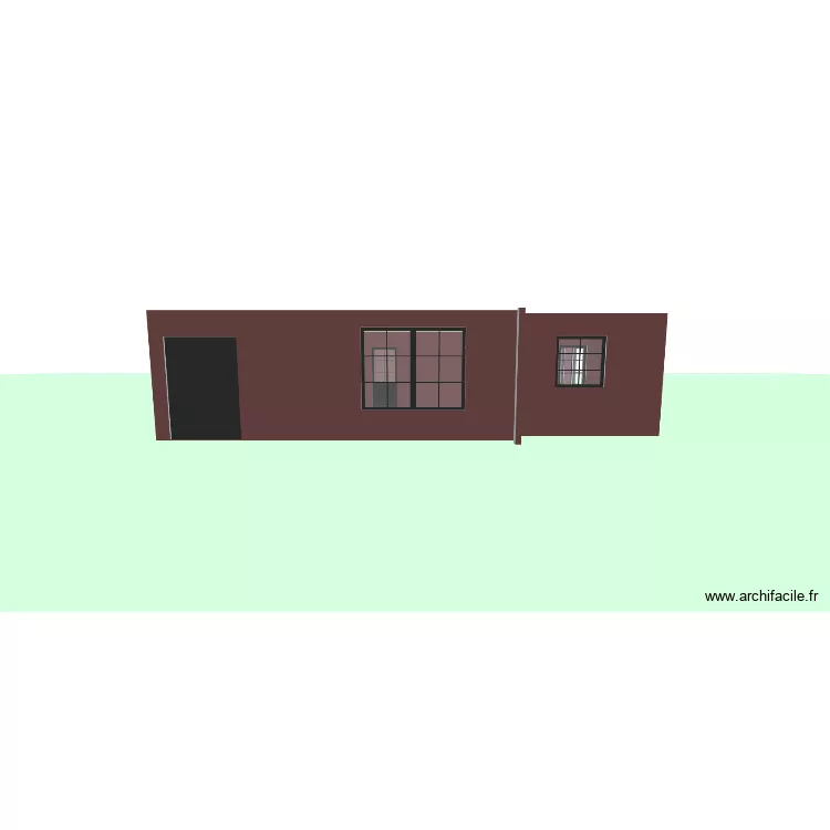 maison ELSIE. Plan de 5  et 73 m²