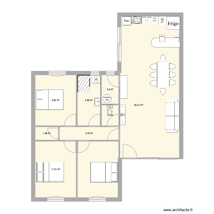 valras. Plan de 0 pièce et 0 m2
