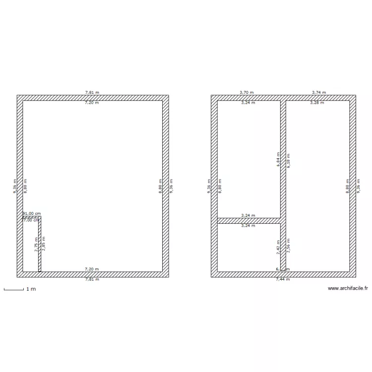 Cave et grenier NICO. Plan de Cave et grenier NICO. Plan de