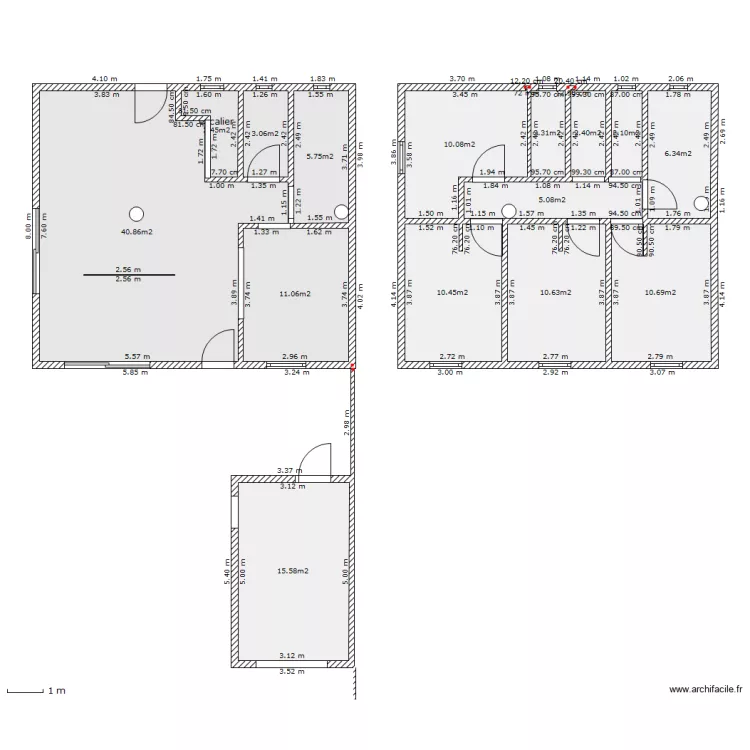 MAISON BBC. Plan de 